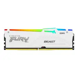 KINGSTON FURY Beast 64GB 5600MT/s DDR5 CL40 DIMM Kit of 4 White RGB XMP